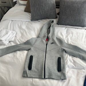 Nike Tech Gray Zip up Hoodie